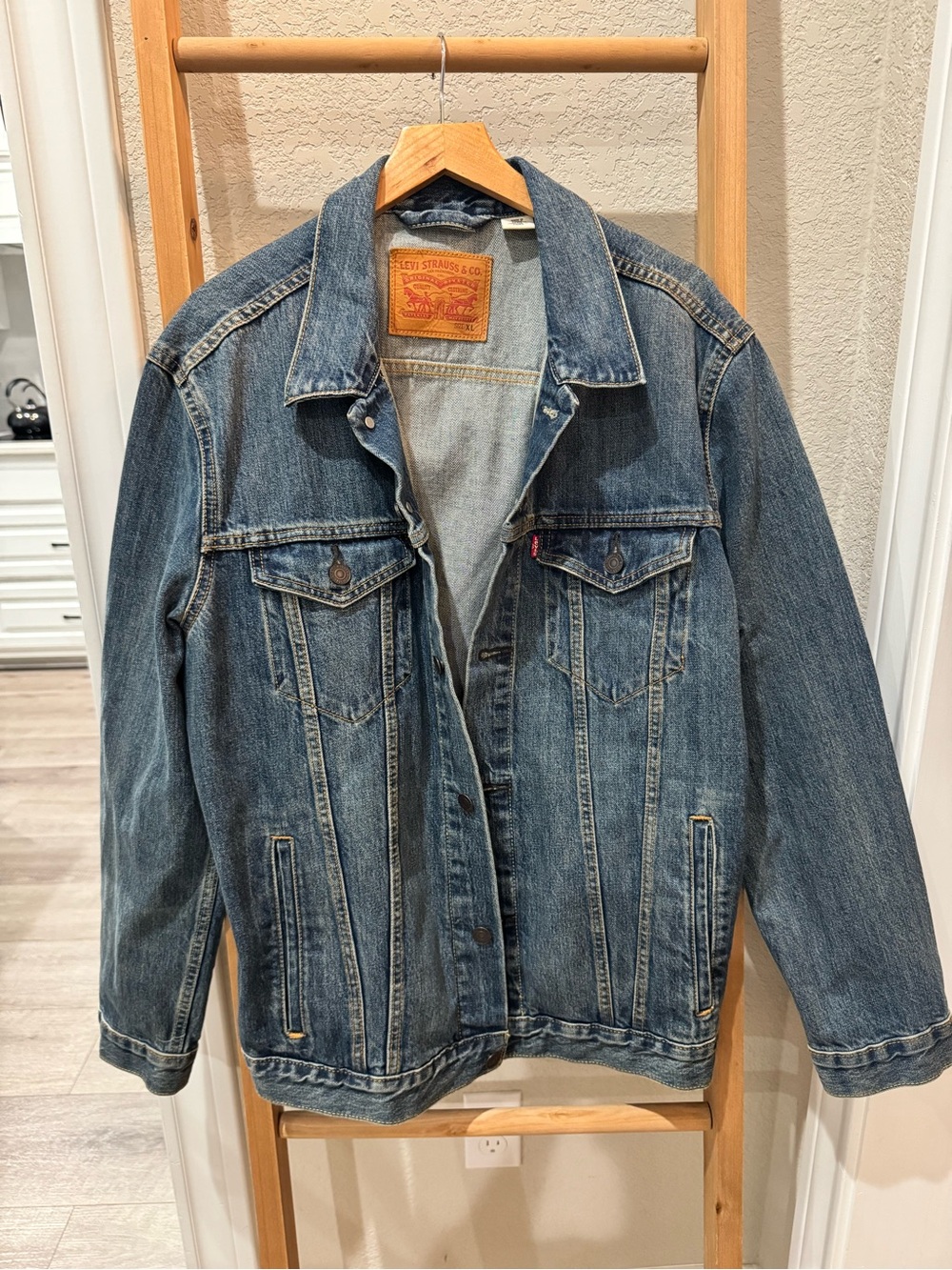 Levi's Classic Blue Denim Trucker Jacket